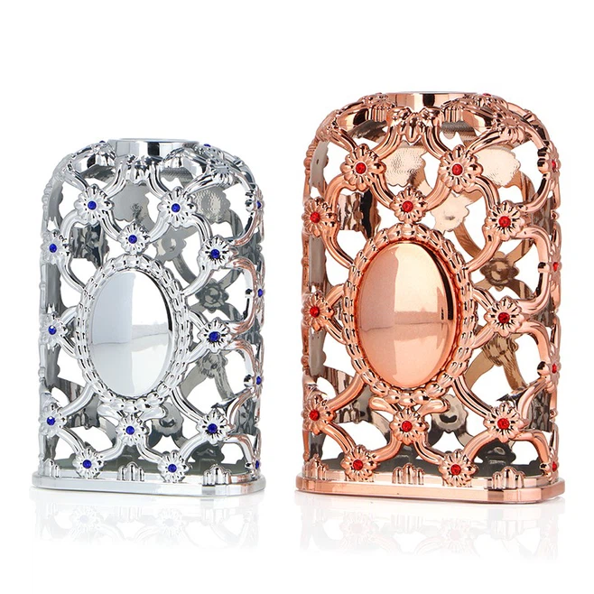 perfume bottle with shell top perfume bottle with shell top